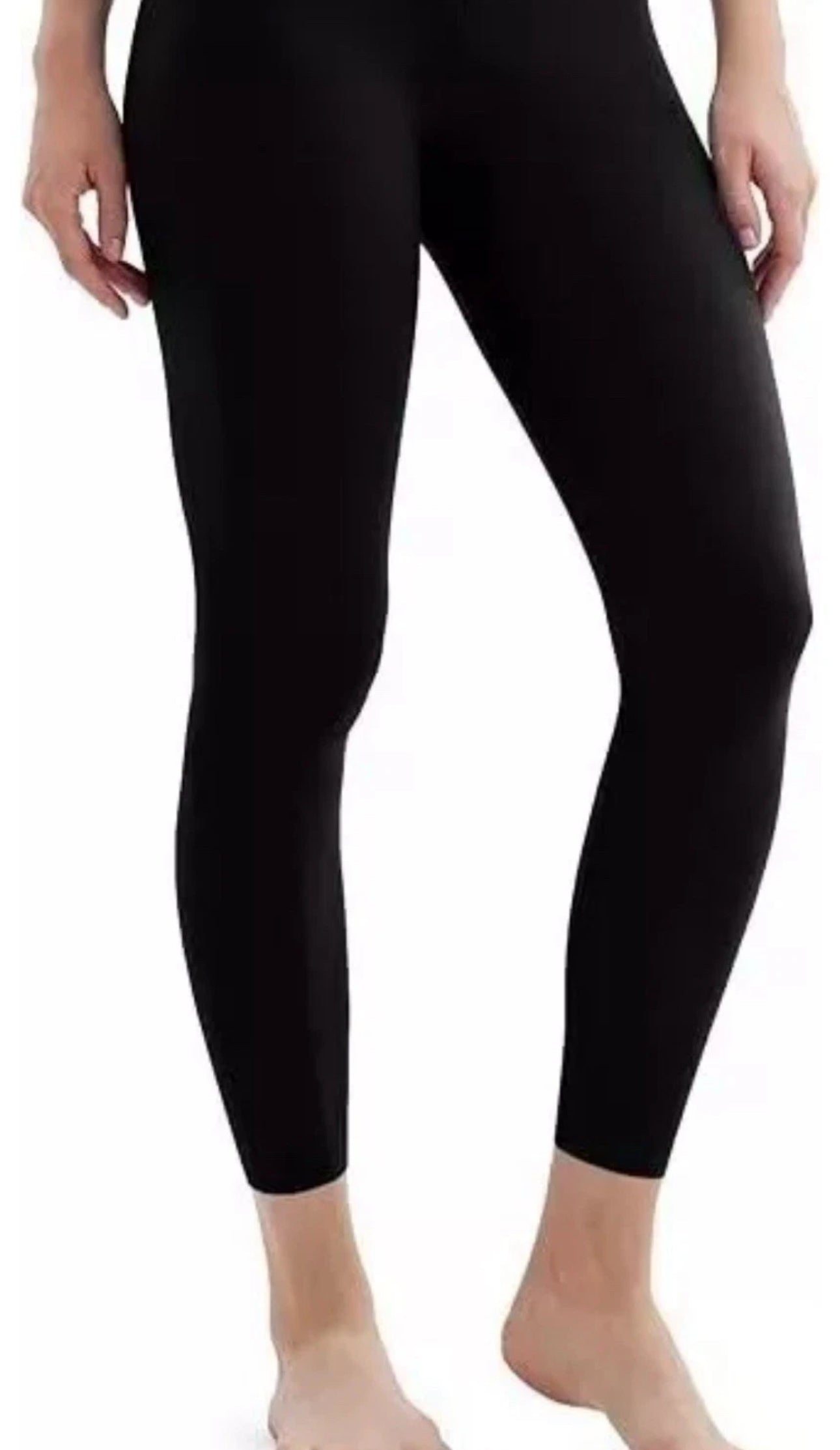 Leggings Felina Women's Velvery Soft 7/8 Legging 2pack, Black, XL Free Shipping