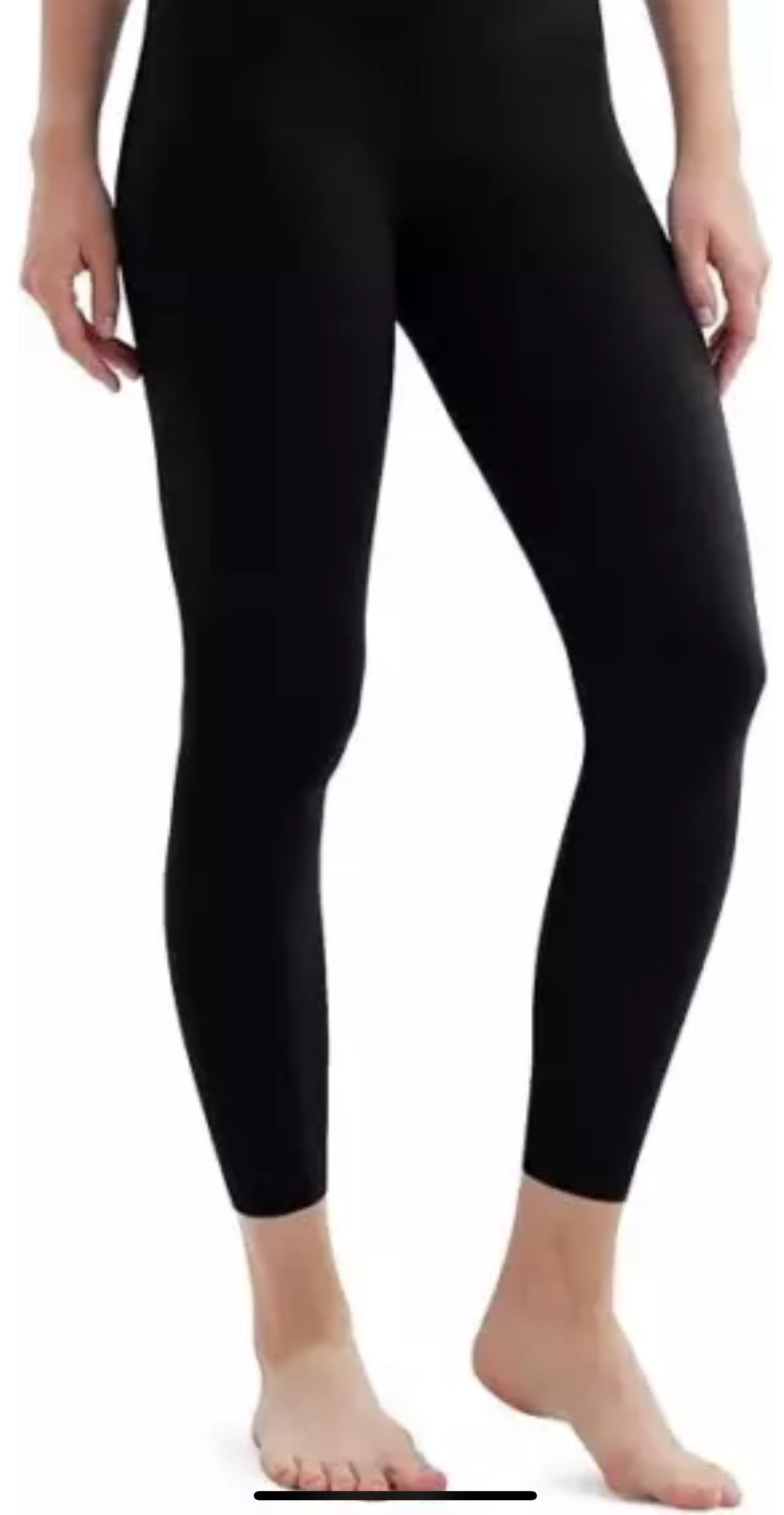 Leggings Felina Women's Velvery Soft 7/8 Legging 2pack, Black, XL Free Shipping